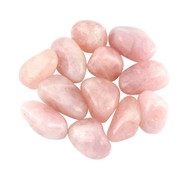 Tumbled Rose Quartz Stones - Large 1-1.5 Inch - 1 Pound