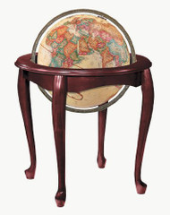 Replogle Queen Anne Floor Globe, Antique