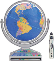 Replogle Intelliglobe II 12″ Blue Raised Relief Desk Globe