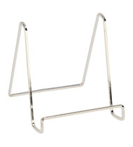 Tripar 6" Silver Plated Square Wire Stand/Platter Stand/Easel Display