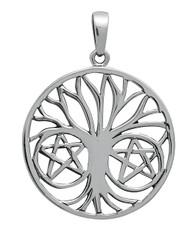 Starlinks Silver Pentapha Tree of Life Pendant for Protection