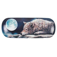 Lisa Parker Quiet Reflections (Wolf) Eye glass Case by Lisa Parker