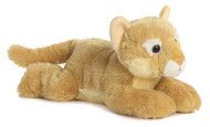 Aurora Adorable Flopsie Cougar Stuffed Animal - Playful Ease - Timeless Companions - Brown 12 Inches
