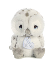 Aurora - Precious Moments - 8.5" Nigel Snowy Owl Plush Toy Animal