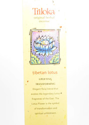 Triloka, Incense Tibetan Lotus, 10 Sticks