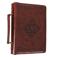 Names of God in Brown Luxleather Bible Cover (Large)