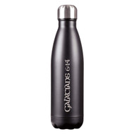 Galatians Black Water Bottle w/Galatians 6:14 - Christian Water Bottle for Women or Men (17oz Stainless Steel Double Wall Vacuum Insulated For All Day Hot or Cold Beverages)