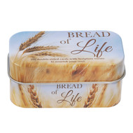 Christian Art Gifts Bible Verse Promise Cards | Bread of Life ? 202 Scriptures to Nourish Your Soul | Daily Encouraging Pocket Size Scripture Cards for Men and Women in Decorative Tin (5.99)