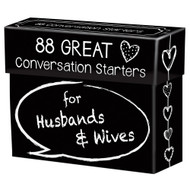88 Great Conversation Starters for Husbands and Wives ? Romantic Card Game for Married Couples ? Christian Games, Communication & Marriage Help, Fun Anniversary or Wedding Gifts for The Couple