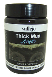 Vallejo Black Thick Mud, 200ml