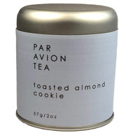 Par Avion Tea Toasted Almond Cookie Tea - Small Batch Loose Leaf Tea in Artisan Tin - 2 oz