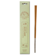 Herb and Earth Japanese Bamboo Incense, White Sage, 20 Sticks