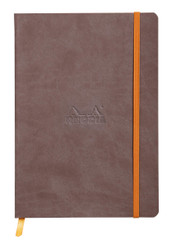 Rhodia Rhodiarama Soft Notebook - 80 Dots Sheets - 6 x 8 1/4 - Chocolate