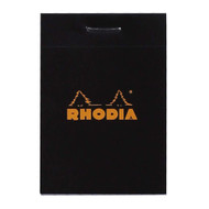Rhodia Staplebound Notepad - Graph 80 sheets - 2 x 3 - Black cover