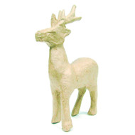 Decopatch Holiday Ornaments Papier-Mache - 4 x 6 1/4 x 2 - Reindeer