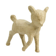 Decopatch Papier-Mache Small Animal Figurines - 4 1/2 to 5" - Fawn