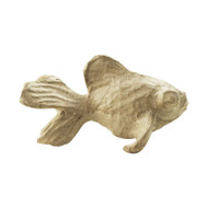 Decopatch Papier-Mache Small Animal Figurines - 4 1/2 to 5" - Tropical Fish