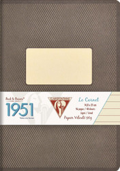 Clairefontaine Staplebound Notebook Collection "1951" - Lined 48 sheets - 5 3/4 x 8 1/4 - Black