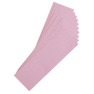 Herbin Wood Rocker Blotter and Refills - 10 Pink refills cut for desk blotter - 1 3/4 x 4 3/4