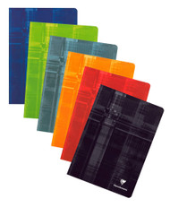 Clairefontaine Staplebound Notebook - Ruled w/margin  40 sheets - 8 1/4 x 11 3/4 - Assorted Colors