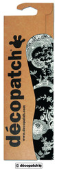 Decopatch Papers - Pack of 3 sheets - 11 3/4 x 15 3/4 - Black w/ White Lace