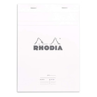 Rhodia Meeting Pad - 80 Lined Sheets - 6 x 8 1/4 - White cover