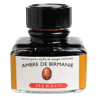 Herbin Fountain Pen Ink - 30ml Bottle - Ambre de Birmanie