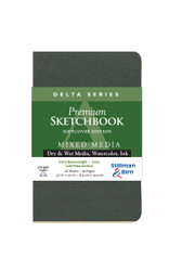 Stillman & Birn Delta Series - Softcover Sketchbook - Portrait  3 x 5 - 270gsm Ivory Paper