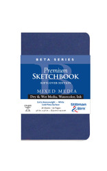 Stillman & Birn Beta Series - Softcover Sketchbook - Portrait  3 x 5 - 270gsm White Paper
