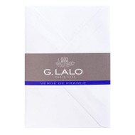 G. Lalo "Verg de France" 25 envelopes matching 11 - 4 1/2 x 6 1/4 - Extra White
