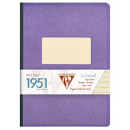 Clairefontaine Clothbound Notebook Collection "1951" - Lined 96 sheets - 5 3/4 x 8 1/4 - Violet