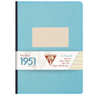 Clairefontaine Clothbound Notebook Collection "1951" - Lined 96 sheets - 5 3/4 x 8 1/4 - Turquoise