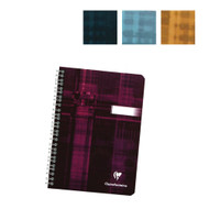 Clairefontaine Wirebound Notebook - Graph 90 sheets - 6 x 8 1/4 - Assorted Colors
