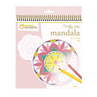 Avenue Mandarine Graffy Pop Mandala - w 8 x h 8 1/4 - Flowers