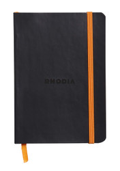 Rhodia Rhodiarama Soft Notebook - 72 Dots Sheets - 4 x 5 1/2 - Black