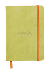 Rhodia Rhodiarama Soft Notebook - 72 Lined Sheets - 4 x 5 1/2 - Anise
