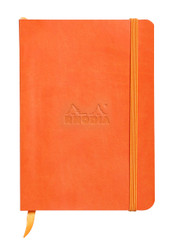 Rhodia Rhodiarama Soft Notebook - 72 Lined Sheets - 4 x 5 1/2 - Tangerine