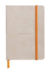 Rhodia Rhodiarama Soft Notebook - 72 Lined Sheets - 4 x 5 1/2 - Beige