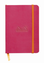 Rhodia Rhodiarama Soft Notebook - 72 Dots Sheets - 4 x 5 1/2 - Raspberry