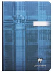Clairefontaine Clothbound Notebook - Blank 96 sheets - 6 x 8 1/4 - Assorted Colors