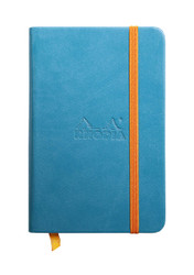 Rhodia Rhodiarama Webnotebook - Lined 96 sheets - 3 1/2 x 5 1/2 - Turquoise cover