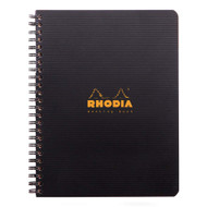 Rhodia Rhodiactive Meeting paper Book 90g paper - Lined 80 sheets - 6 1/2 x 8 1/4 - Black cover