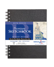 Stillman & Birn Beta Series - Wirebound Sketchbook - Portrait 6 x 8 - 270gsm White Paper