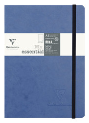 Clairefontaine "My Essential" Bound Paginated Notebook - 96 Dots Sheets - 6 x 8 1/4 - Blue
