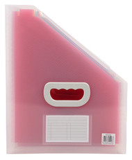 Exacompta "Crystal" Magazine Rack - 12 Pockets - 10 x 3 x 10