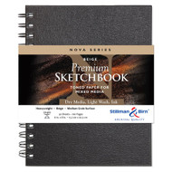 Stillman & Birn Nova Series - Wirebound Sketchbook - Portrait 6 x 8 - 150gsm Beige Paper