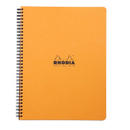 Rhodia Meeting Paper Book 80g Paper - Lined 80 sheets - 9 x 11 3/4 - Orange cover