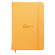 Rhodia Webnotebook Webbies - Dot grid 96 sheets - 5 1/2 x 8 1/4 - Orange cover