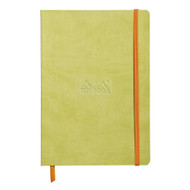 Rhodia Rhodiarama Soft Notebook - 80 Lined Sheets - 6 x 8 1/4 - Anise