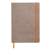Rhodia Rhodiarama Soft Notebook - 80 Lined Sheets - 6 x 8 1/4 - Taupe
